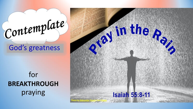 Pray in the Rain - Contemplate